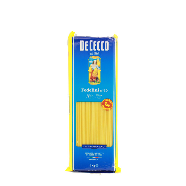 DE CECCO ディ・チェコ No.10 フェデリーニ（1.4mm）1kg×1個 パスタの商品画像