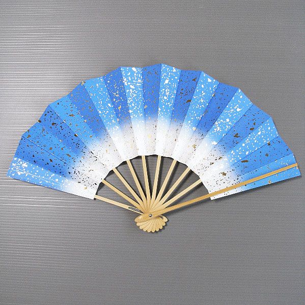舞扇子 舞踊 扇子 化粧箱入り 舞扇 踊り 祭り 日本舞踊 日舞 ブルー 白