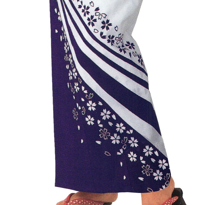 浴衣 ゆかた レディース 女物 盆踊り 祭り ユカタ 踊り 絵羽浴衣 白 紫