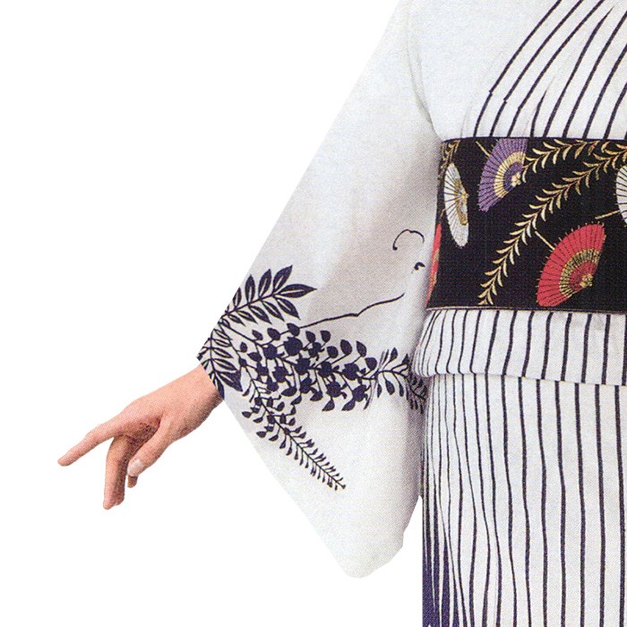 浴衣 ゆかた レディース 女物 盆踊り 祭り ユカタ 踊り 絵羽浴衣 白 紫