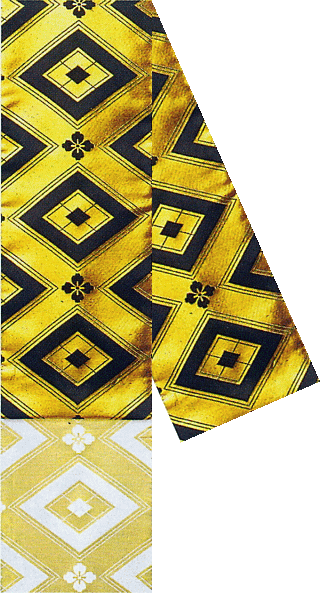 半幅帯 半巾帯 4寸帯 踊り 帯 半幅 浴衣 リバーシブル 黒 金襴 三重襷 Nmd 3910 カメヤダイレクト 通販 Yahoo ショッピング