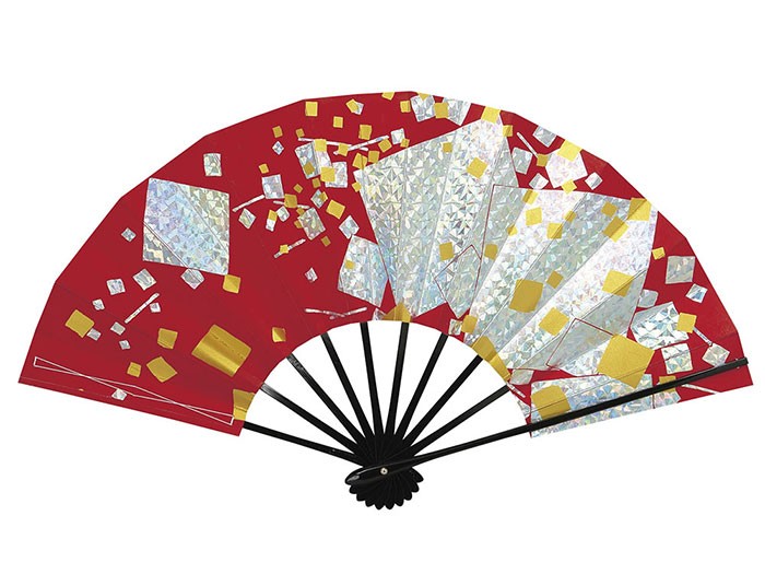 舞扇子 舞踊 扇子 化粧箱入り 舞扇 踊り 祭り 日本舞踊 日舞 黒骨 赤