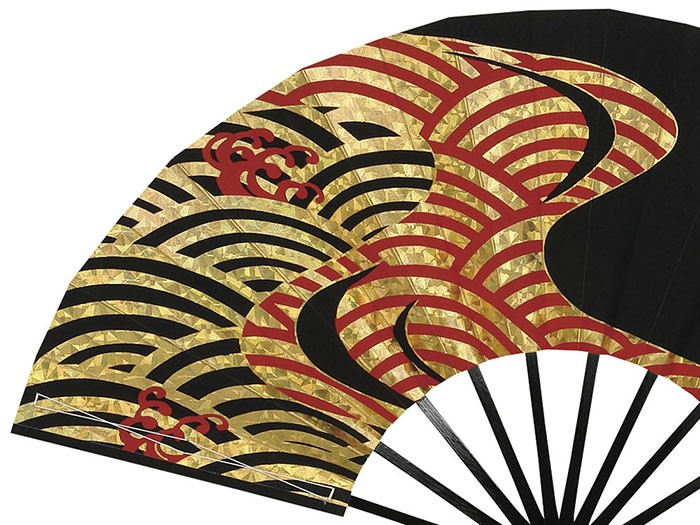 舞扇子 舞踊 扇子 化粧箱入り 舞扇 踊り 祭り 日本舞踊 日舞 黒骨 金