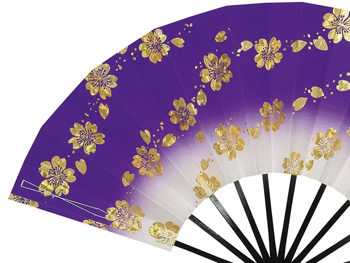 舞扇子 舞踊 扇子 化粧箱入り 舞扇 踊り 祭り 日本舞踊 日舞 黒骨 紫