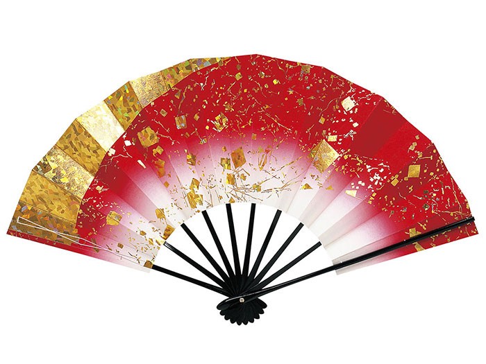 舞扇子 舞踊 扇子 化粧箱入り 舞扇 踊り 祭り 日本舞踊 日舞 黒骨 赤