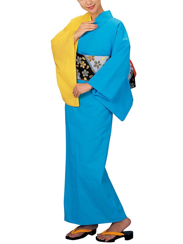 振袖☆正絹 片身変わり 紗綾形に鶴葉文様トールサイズ