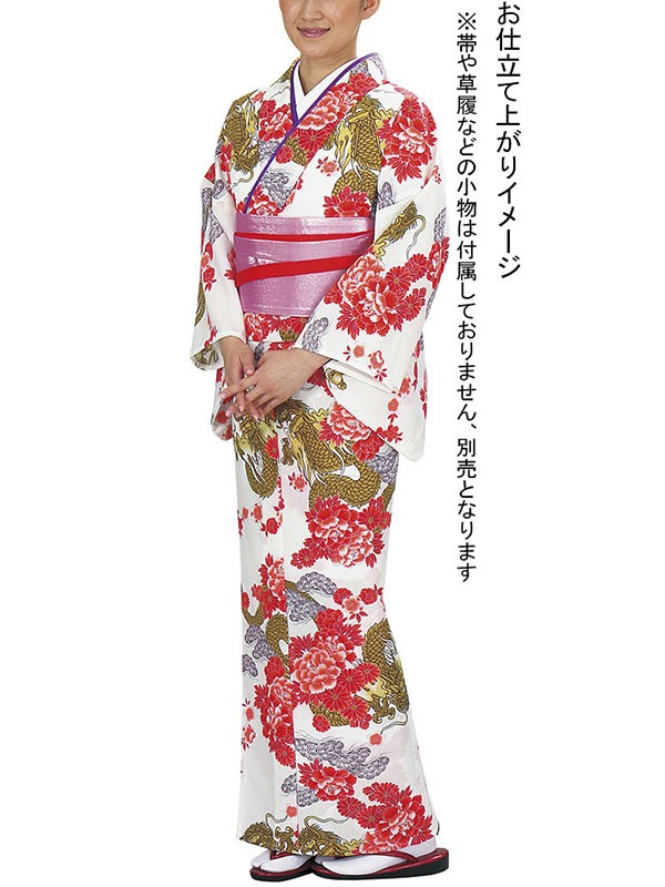小紋 着物 反物 レディース 手染め 踊り 舞台 大正ロマン 洗える着物 