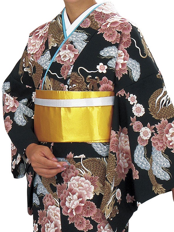 小紋 着物 反物 レディース 手染め 踊り 舞台 大正ロマン 洗える着物