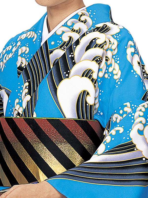 小紋 着物 反物 レディース 手染め 踊り 舞台 大正ロマン 洗える着物