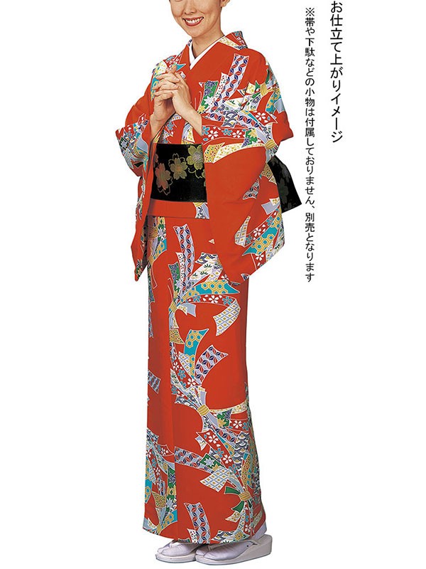 洗える着物　反物 小紋 着物 反物 レディース 手染め 踊り 舞台 大正ロマン 洗える