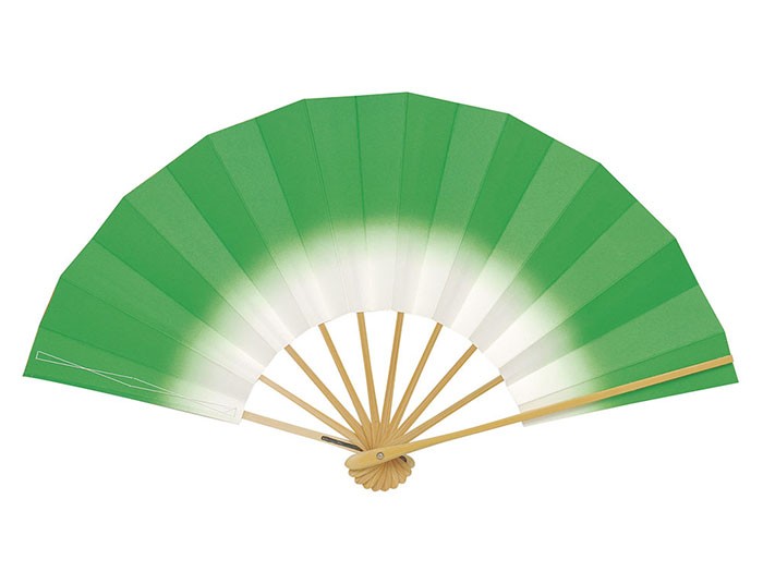 舞扇子 舞踊 扇子 化粧箱入り 舞扇 踊り 祭り 日本舞踊 日舞 白骨 緑