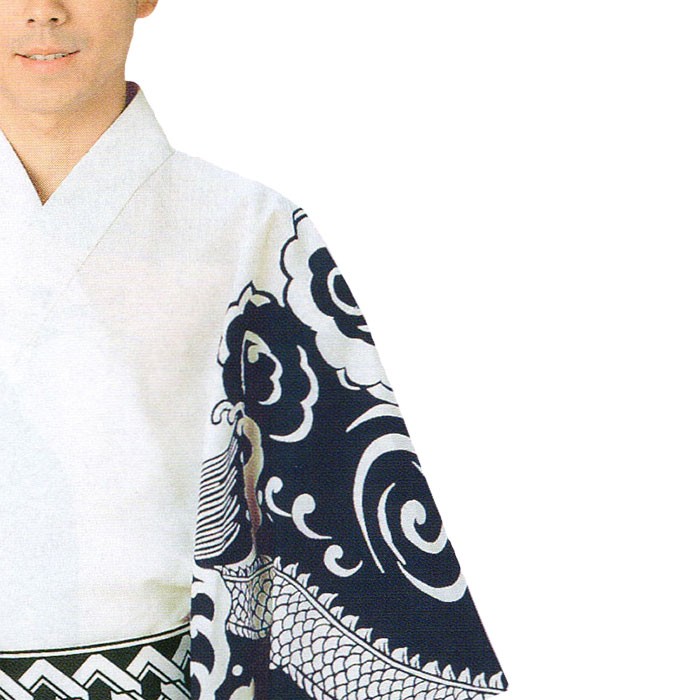 浴衣 ゆかた メンズ 男物 盆踊り 祭り ユカタ 踊り 絵羽浴衣 本染め 白