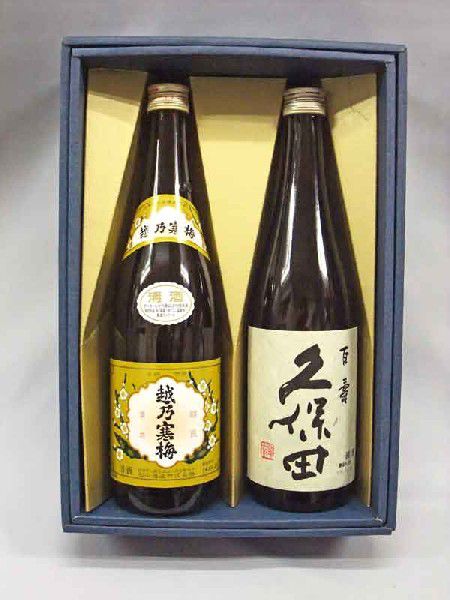  японкое рисовое вино (sake) .. сравнение комплект (.. холод слива белый этикетка, Kubota 100 . специальный книга@. структура ) 720ml ×2 шт. комплект ( в коробке )