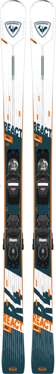 2023 ROSSIGNOL Rossignol REACT 4 CA XPRESS + XPRESS 11 GW BLACK skis all round base demo 