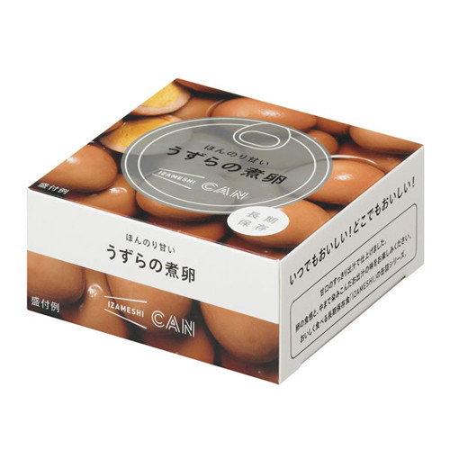 IZAMESHI イザメシ 缶シリーズ ほんのり甘いうずらの煮卵 90g×1缶 非常用食品の商品画像