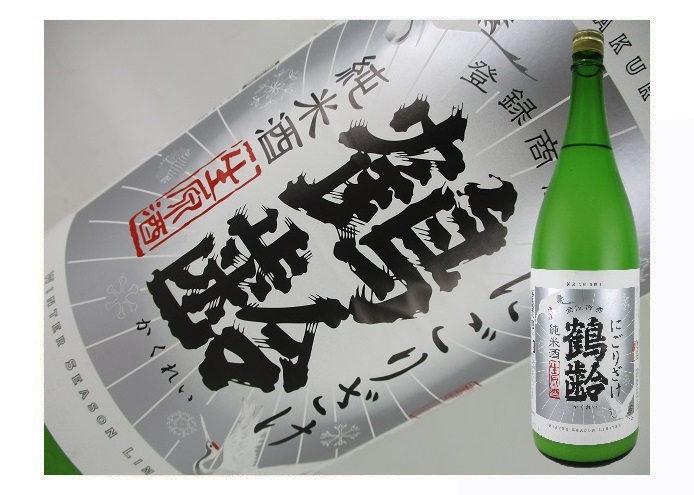 鶴齢 純米酒 にごり酒 生原酒 720mlびん 1本の商品画像