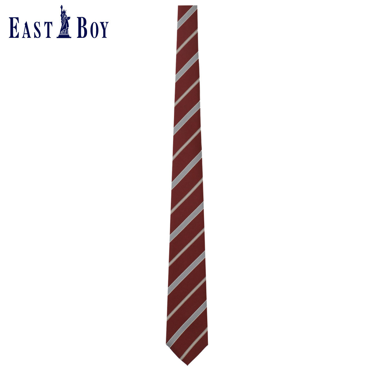  East Boy галстук полоса school галстук церемония окончания входить . тип сделано в Японии красный темно-синий бежевый уголь студент посещение школы ученик старшей школы ученик неполной средней школы eastboy 209037