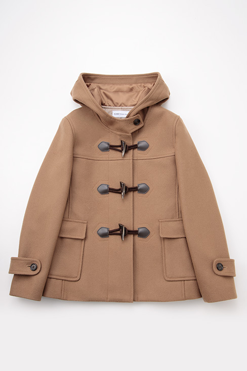  duffle coat student lady's woman made in Japan light light weight school coat uniform coat Short navy Camel navy blue tea high school student can ko- lovely KHS106