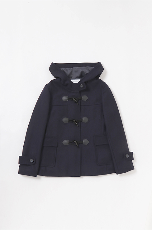  duffle coat student lady's woman made in Japan light light weight school coat uniform coat Short navy Camel navy blue tea high school student can ko- lovely KHS106