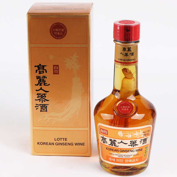 高麗人参酒 韓国伝統お酒 白花高麗人参酒 700mlの商品画像