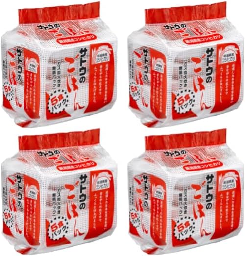サトウ食品 サトウのごはん 新潟県産コシヒカリ 200g 5個パック×4袋の商品画像