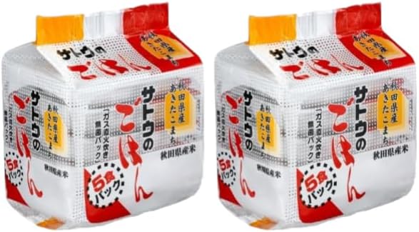 サトウ食品 サトウのごはん 秋田県産あきたこまち 200g 5個パック×2袋の商品画像