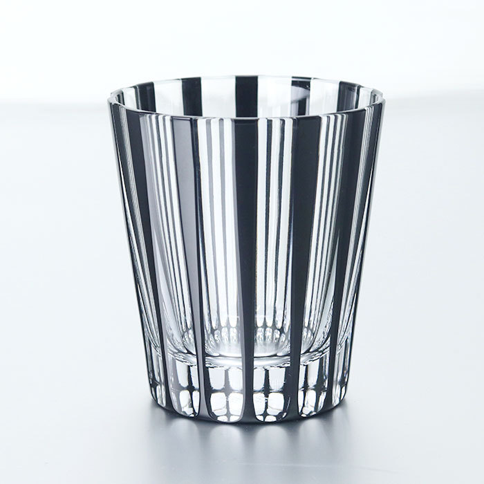 最先端 切子グラス 日本製 国産 江戸切子 Kuroco ストライプ オンザロック オールドグラス 箱入り 卒園 卒業 新生活 数量限定 特売 Kuljic Com