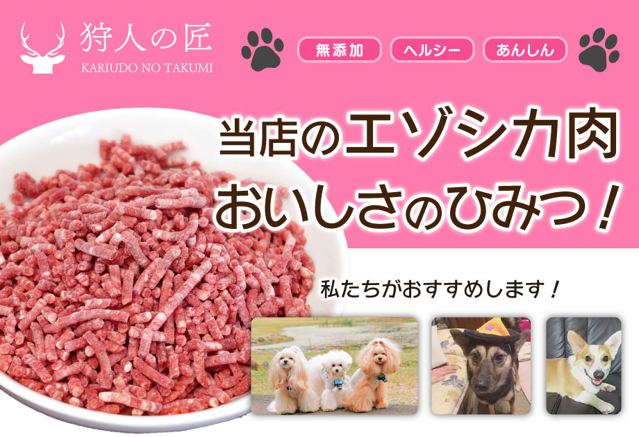 ezo оленина фарш (. мясо ) 300g x 6 упаковка комплект для домашних животных 