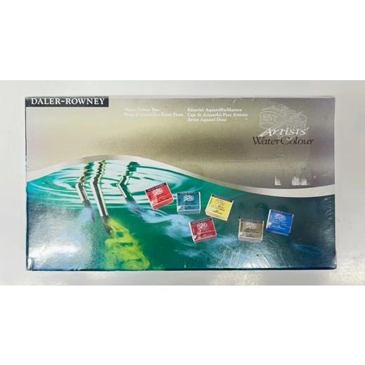  дилер *la морской еж - фирма половина хлеб metal box 12 -цветный набор AWC-12HP твердый акварель краситель DALER-ROWNEY Artists' Water Colour R2309-004