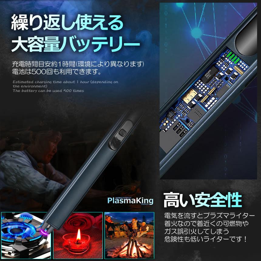 USB 充電式 プラズマ ポケットライター 点火用 プラズマ USB充電式 電気 防風 おしゃれ 軽量 薄型 アウトドア PLUCKLT 着火ライター ローランド ライター ブラック 電子ライター USB充電式 プラズマライター ガス オイル 不要 点火用ライター プラズマ 電気 防風 おしゃれ 軽量 薄型 アウトドア RORAND-BK