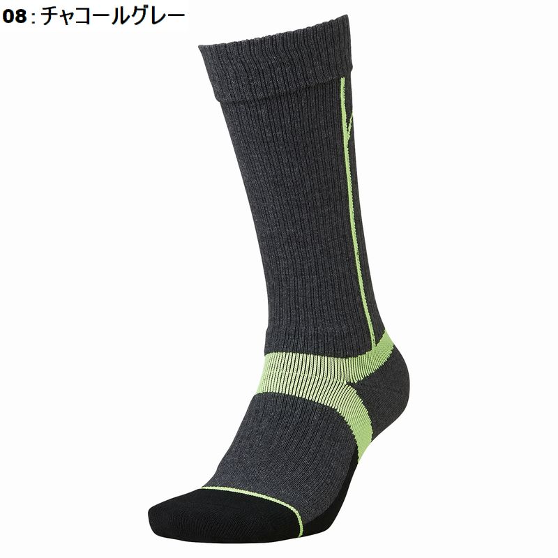  Mizuno [ raise of temperature material ] breath Thermo long socks [ men's ]