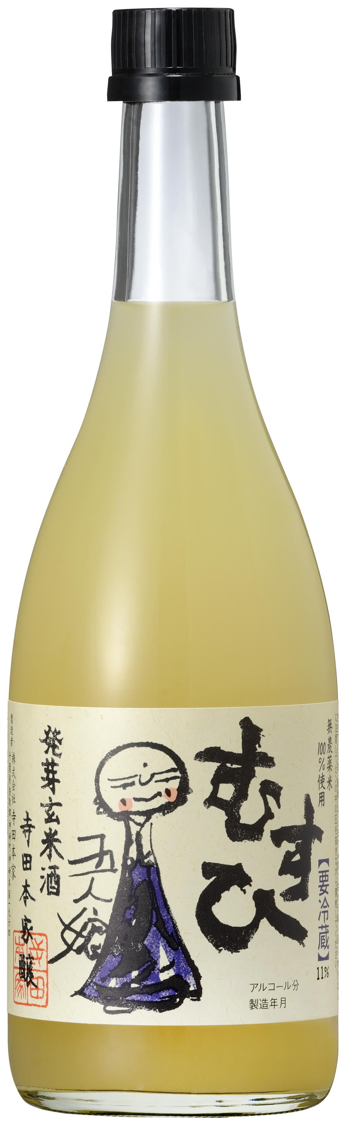 寺田本家 発芽玄米酒 むすひ 720ml 1本の商品画像
