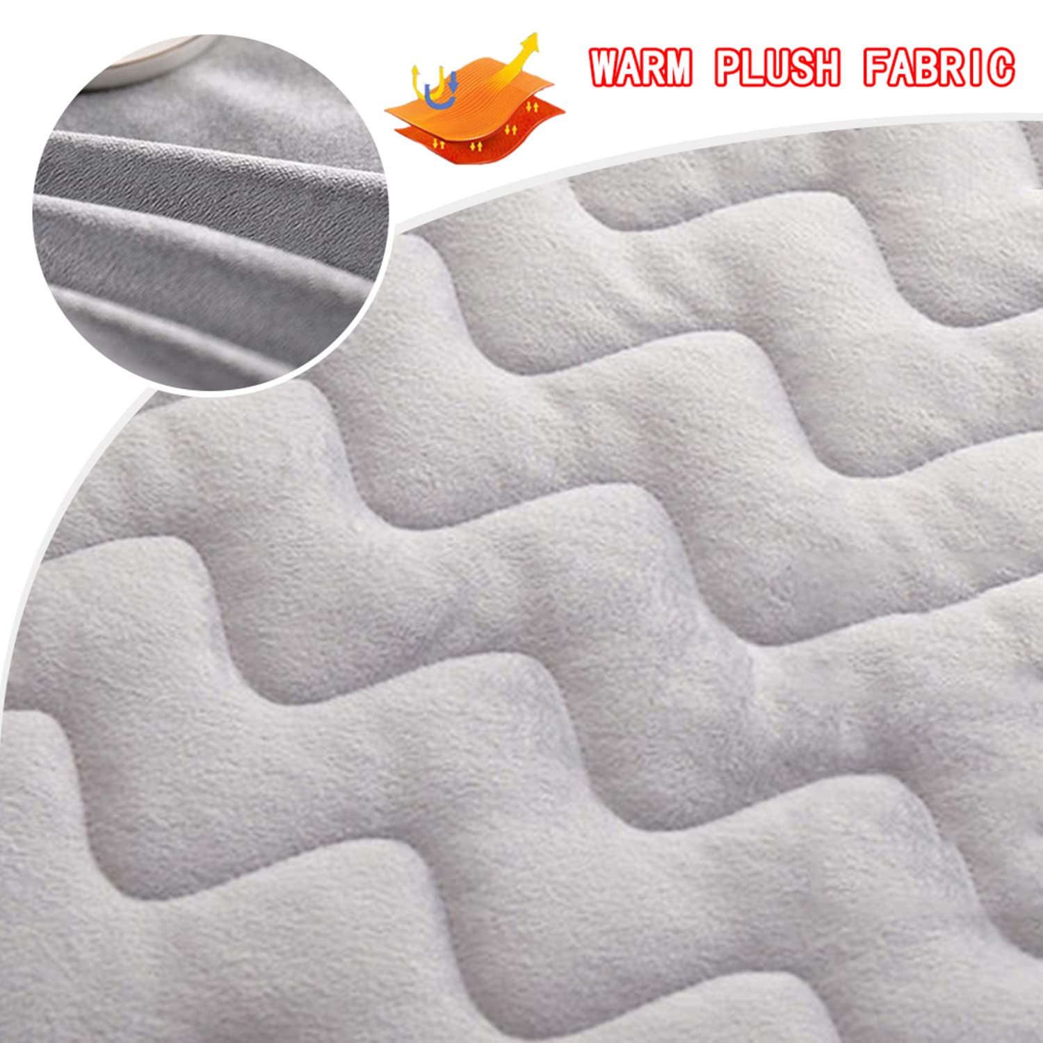  gum band attaching beauty bed mattress topa- square head massage table mattress protector spa bed high density sponge mattress pad .. hole 