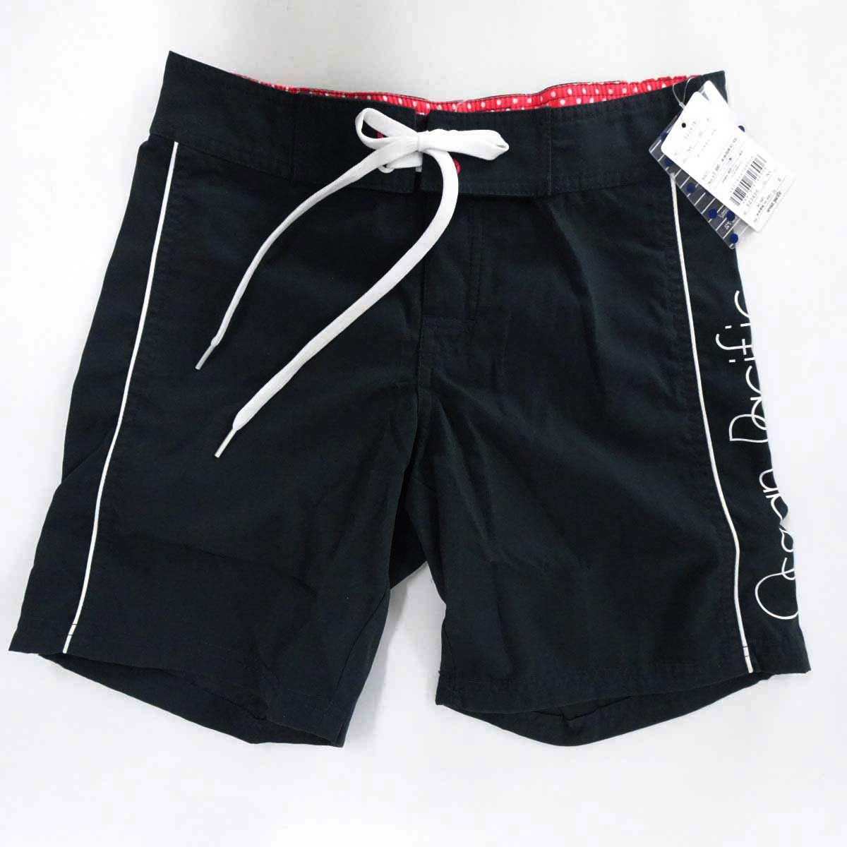 [ used * unused goods ] Ocean Pacific swimsuit shorts swimming shorts S black 523405 lady's Ocean Pacific surf pants 