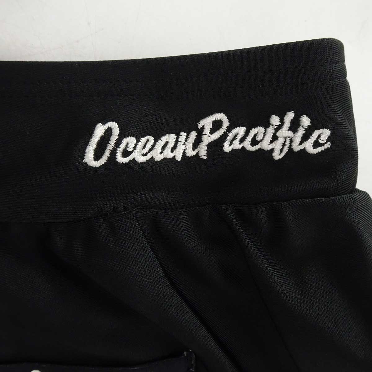 [ used * unused goods ] Ocean Pacific surf pants board shorts swimsuit Short UV UPF50 L BK 523414 lady's Ocean Pacific