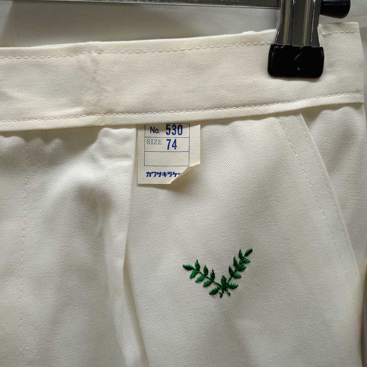 [ used ] Kawasaki racket lease WREATH tennis pants sport wear dead stock Vintage 