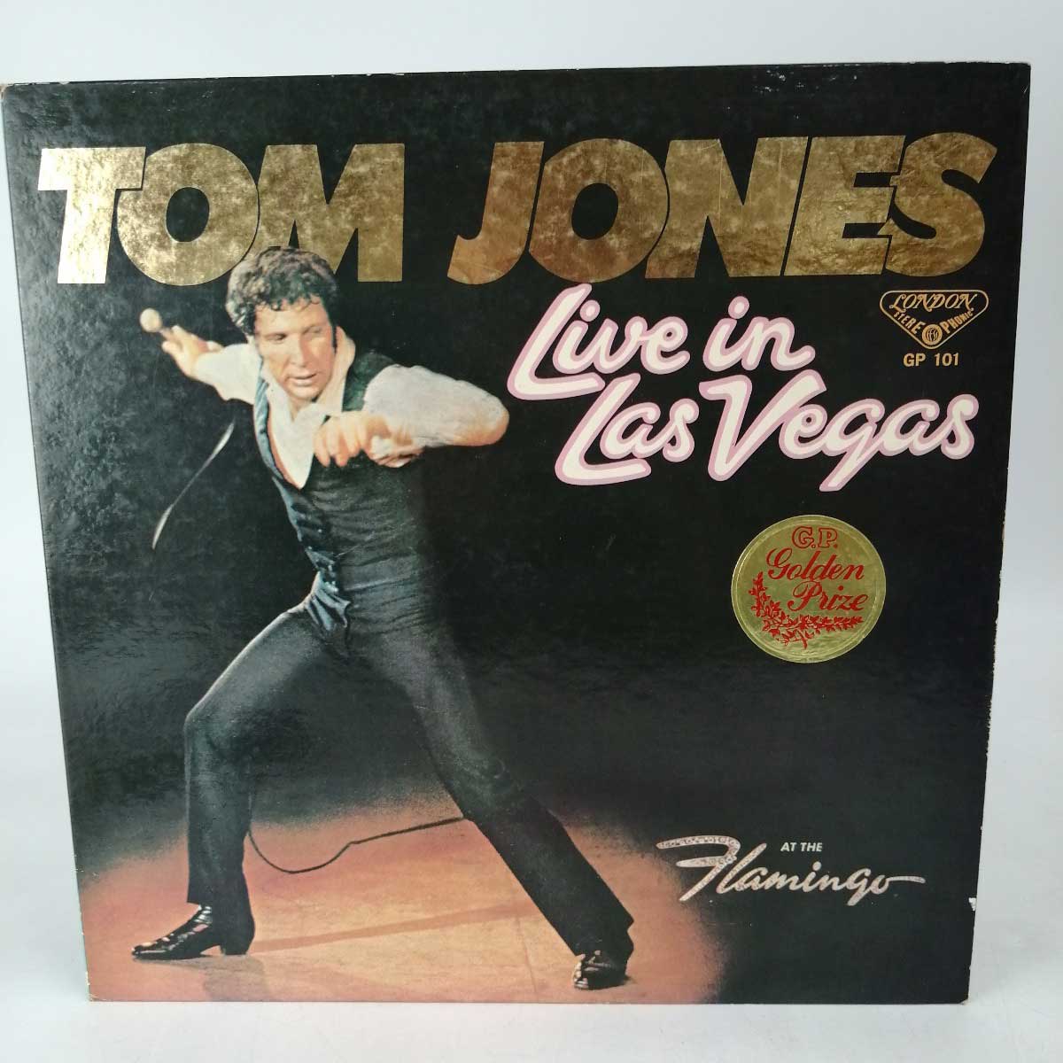 [ б/у ]LP Tom Jones Live In Las Vegas - GP 101