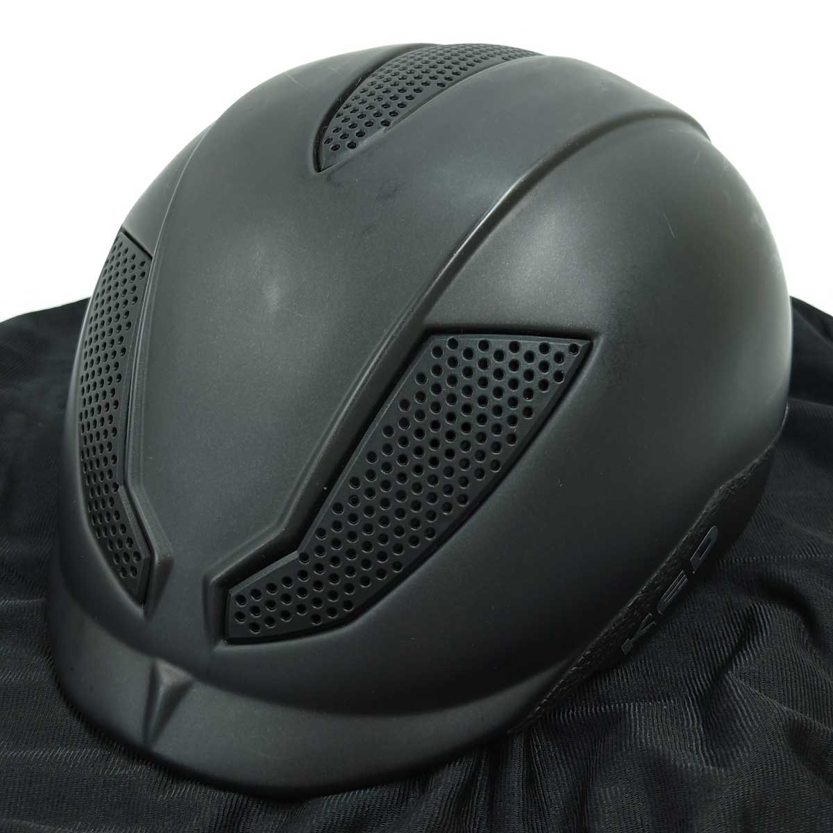 [ used ]ke-i-ti-KED helmet size M (51-56cm) black lady's horse riding horsemanship Junior 