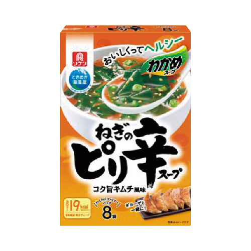 理研ビタミン リケン わかめスープ ねぎのピリ辛スープ 8袋入×1個 スープの商品画像