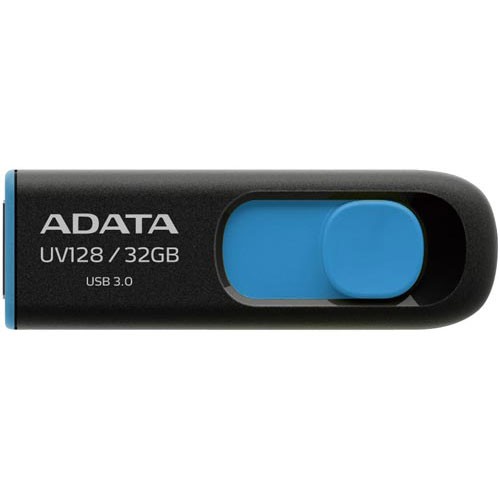 A-DATA DashDrive UV128 AUV128-128G-RBE （128GB ブラック＆ブルー
