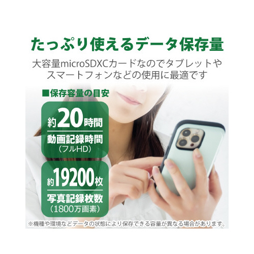  Elecom MicroSDXC карта UHS-I 128GB