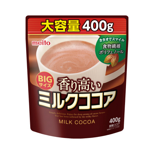 名糖産業 名糖 香り高いミルクココア 400g×1袋 ココアの商品画像