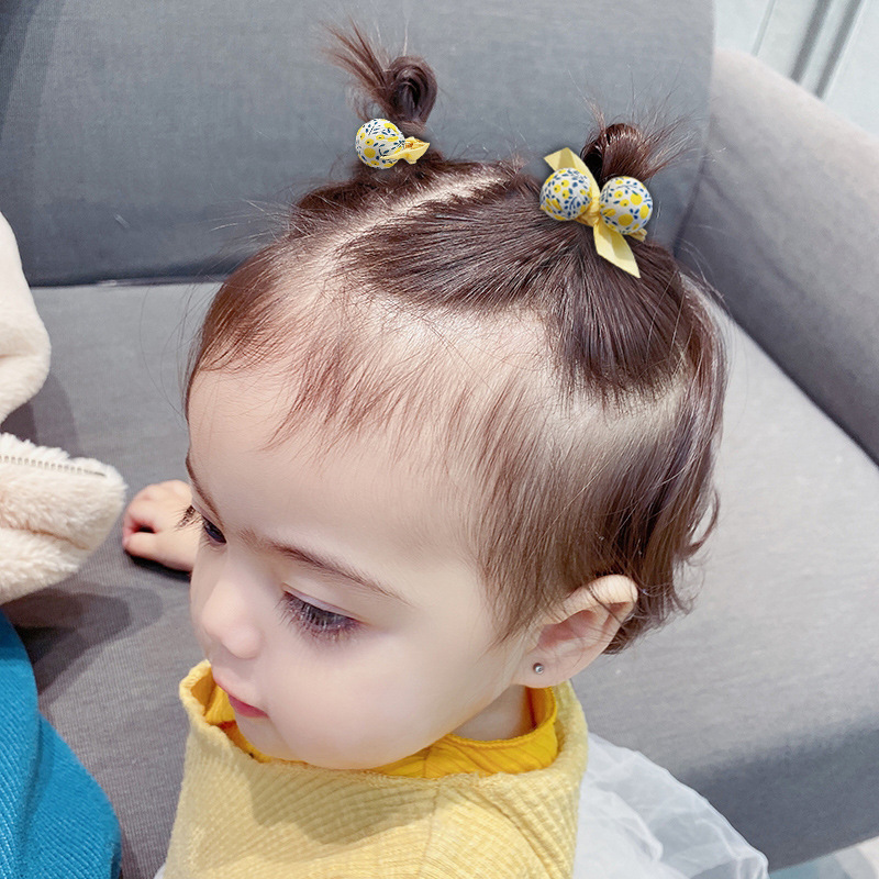 送料無料 ヘアゴム 髪留め 可愛い 女の子 子供 ヘアアクセサリー キッズ リングゴム 10本セット 髪飾り チャーム付き ヘアアレンジ