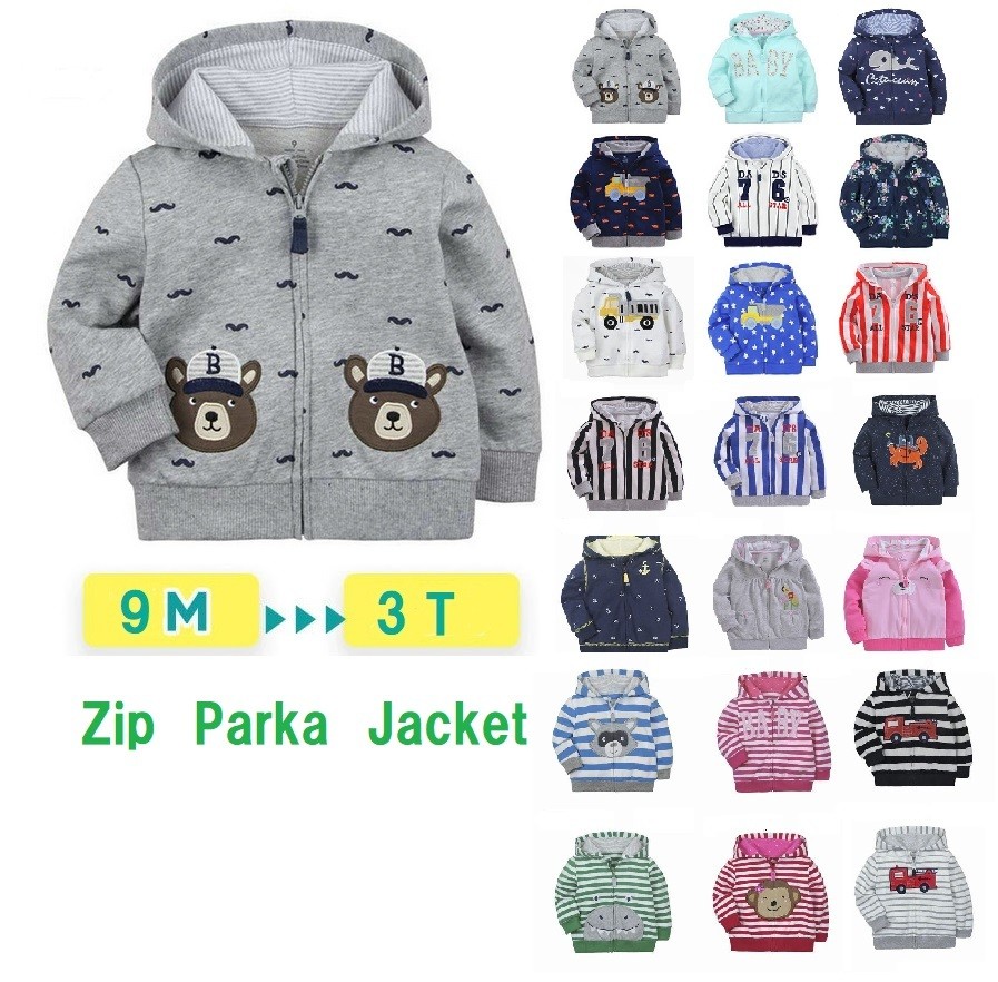 パーカージャケット キッズ トップス アウター 長袖 ジップアップパーカー 羽織物 防寒 秋冬春 イラスト 羽織物 アップリケ カラフル 男の子 女の Top Kawaemon 通販 Yahoo ショッピング