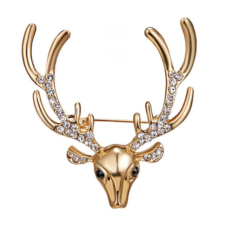ブローチ ピンブローチ アクセサリー レディース ラインストーン ビーズ パール調 キリン トナカイ シカ 鹿 アニマル 動物 クリスマスカラー ゴー Zak Kawaemon 通販 Yahoo ショッピング