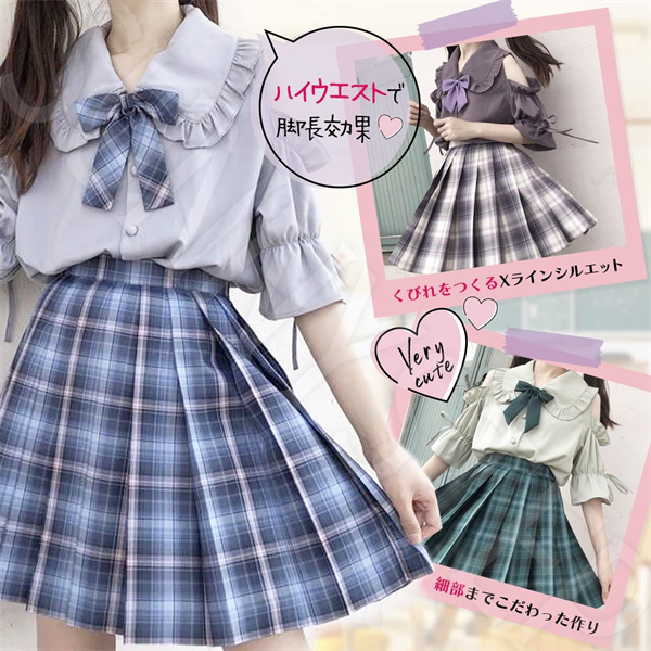 JK uniform cosplay large size shoulder .. sexy school uniform top and bottom set sailor suit regular .. uniform school uniform full setup skirt pretty costume 