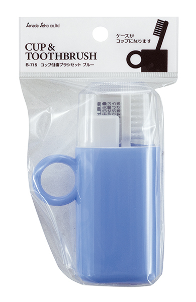  toothbrush set glass attaching blue (100 jpy shop 100 jpy uniformity 100 uniformity 100.)