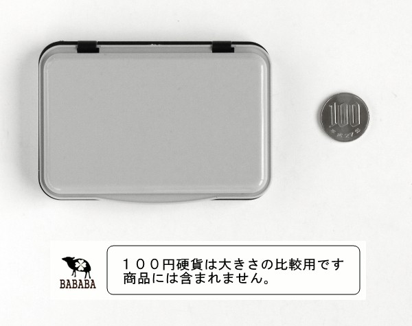  чернильная подушечка чёрный цвет (100 иен магазин 100 иен единообразие 100 единообразие 100.)