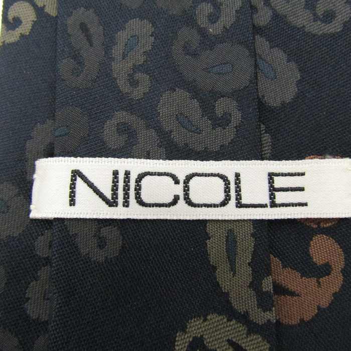  Nicole бренд галстук шелк peiz Lee рисунок общий рисунок высокий качество мужской черный NICOLE
