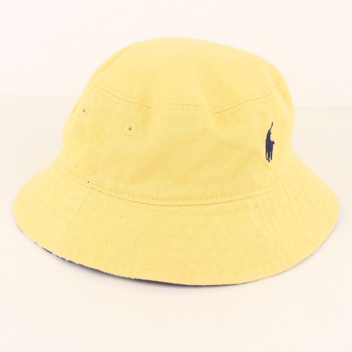  Ralph Lauren панама хорошая вещь двусторонний po колено Logo одноцветный / cocos nucifera. дерево рисунок бренд шляпа baby Kids для мальчика RALPHLAUREN